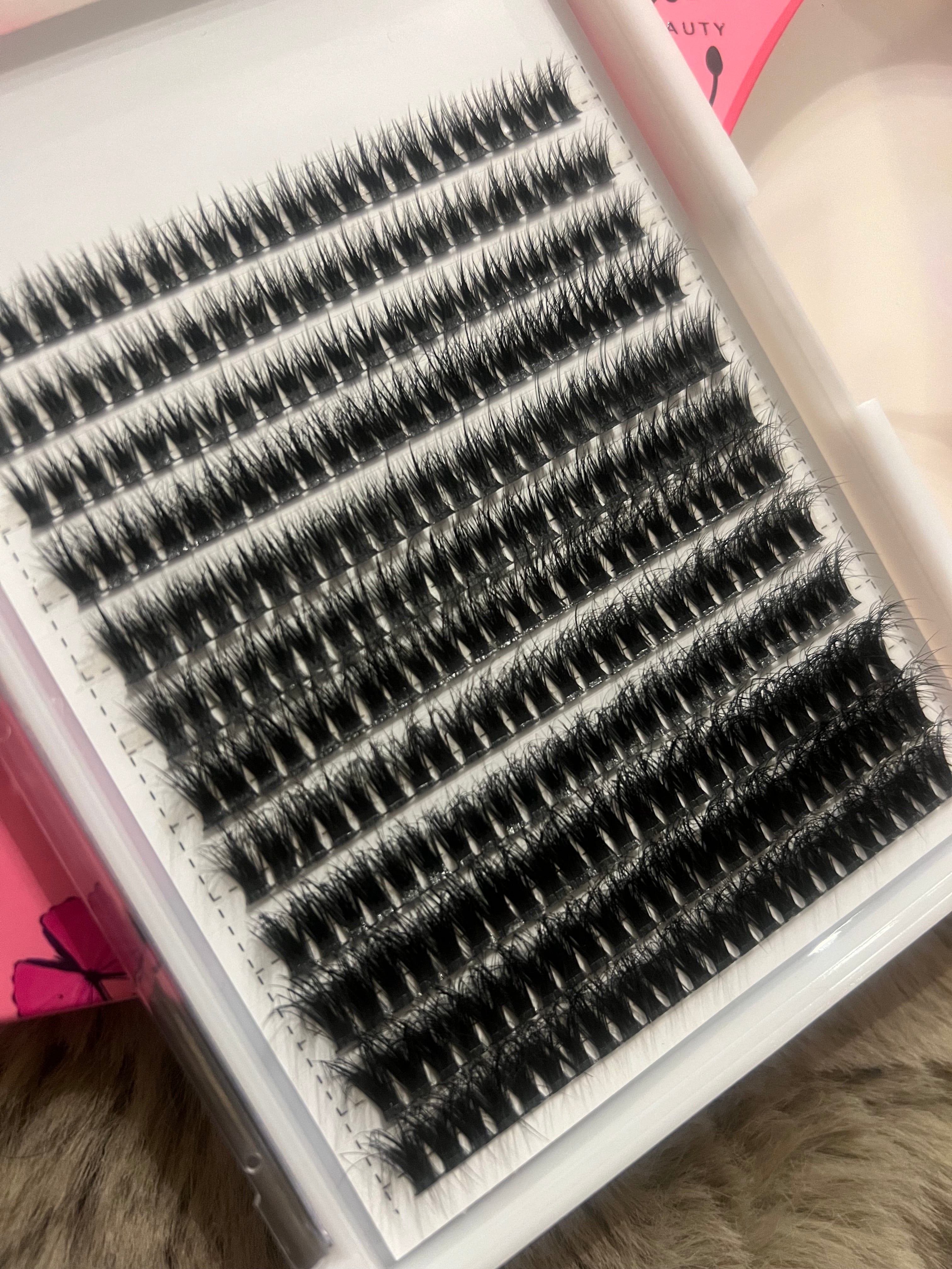 Barbie Butterfly DIY Lash Extension Kit - Super Soft Comfortable - FD10 - C - Curl